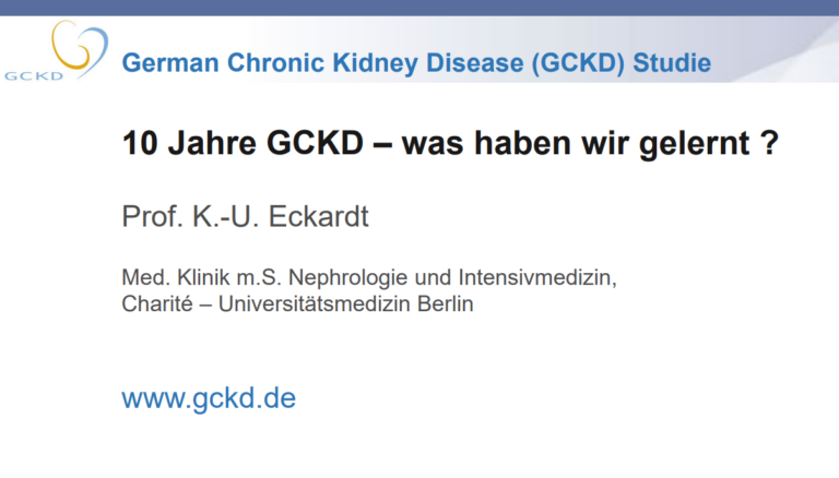 10 Jahre GCKD – was haben wir gelernt?